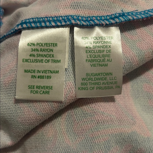 Lily Pulitzer Oasis Sheera Terry Vibrant Purple and Blue Women's Jumpsuit - Picture 7 of 8